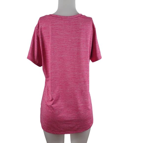 Amazon Essentials LOT OF 4 Pink/Blue/Orange/Gray Heathered Short Sleeve Top XXL - Picture 2 of 10